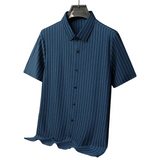 Herren-Poloshirt mit bunten Streifen