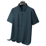 Herren-Poloshirt mit bunten Streifen