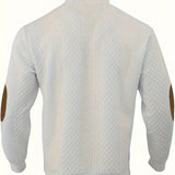 Eleganter Herrenpullover mit Knöpfen