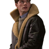 Luca elegante Herrenlederjacke mit Lammfell