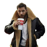 Luca elegante Herrenlederjacke mit Lammfell