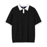 Herren-Poloshirt mit weiten Ärmeln