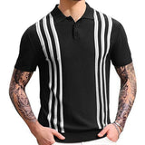 Jonas Gestreiftes Herren-Poloshirt