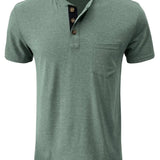 Lässiges Herren-T-Shirt aus Baumwolle