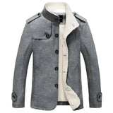 Eleganter Herrenmantel mit Fleece