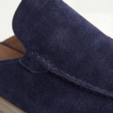 Herren-Yacht-Mules aus Wildleder – Marineblau