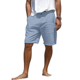 Elegante Herrenshorts mit Leinen