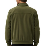 Herren-Cordjacke – Armeegrün