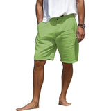 Elegante Herrenshorts mit Leinen