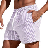 Gestreifte Herren-Badehose