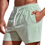Gestreifte Herren-Badehose