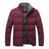 Herren-Winterjacke mit Stehkragen