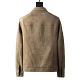 Elegante Herrenjacke in Lederoptik