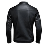Klassische Herrenlederjacke