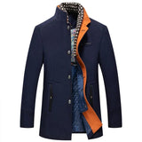 Eleganter Herren-Wollmantel