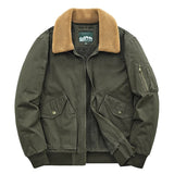 Elegante wattierte Herrenjacke aus Baumwolle
