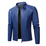 Elegante Herren-Bikerjacke aus Leder