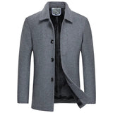 Herren-Wolljacke mit Fleecefutter