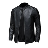 Klassische Herrenlederjacke