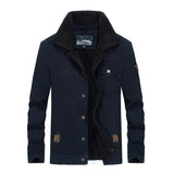 Herrenjacke aus Baumwoll-Woll-Mischung