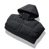 Elegante Herren-Fleecejacke mit Kapuze