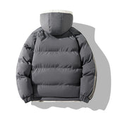 Elegante Herren-Winterjacke mit Kapuze