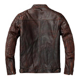 Klassische Herren-Lederjacke im Vintage-Stil