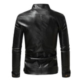 Elegante Herrenlederjacke im klassischen Schnitt