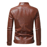 Elegante Herrenlederjacke im klassischen Schnitt