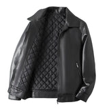 Herren-Lederjacke fürs Büro und den Alltag