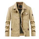 Leichte winddichte Herrenjacke aus Baumwolle
