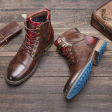 Klassische Herren-Stiefeletten aus Leder