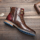 Klassische Herren-Stiefeletten aus Leder