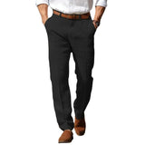 Elegante Herrenhose mit Leinen
