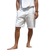 Elegante Herrenshorts mit Leinen