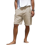 Elegante Herrenshorts mit Leinen