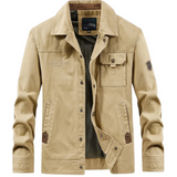 Leichte winddichte Herrenjacke aus Baumwolle