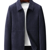 Elegante Herrenjacke aus strukturiertem Gewebe