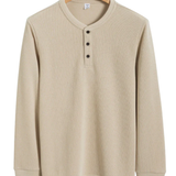 Gerippter Herrenpullover
