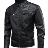 Retro-Herren-Lederjacke