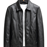 Herrenlederjacke im italienischen Stil
