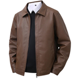 Herren-Lederbomberjacke