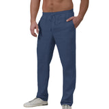 Elegante Herren-Sommerhose mit Leinen