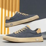 Elegante Herrenschuhe aus leichtem Stoff
