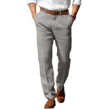 Elegante Herrenhose mit Leinen
