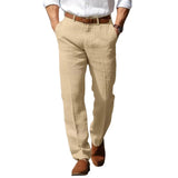 Elegante Herrenhose mit Leinen